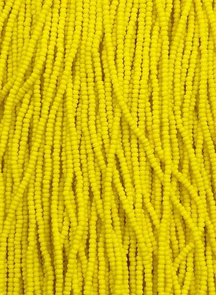 SIZE 11/0 #112m Matte Lemon Yellow