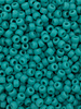 Size 8/0 Miyuki Round:Matte Opaque Turquoise