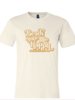 Beads Make Me Happy T-Shirt- Cream/Mustard