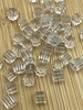 RIBBED POLYCLUTCH EARRING BACK 100pc