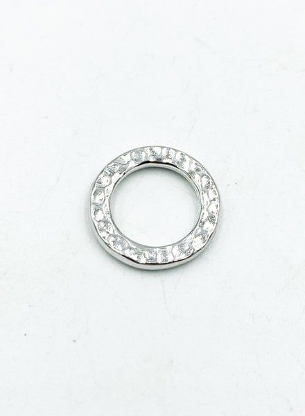SALE Medium Hammered Ring- Silver