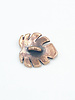 SALE Button, Monstera Leaf - Copper