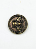 SALE Button, Bee - Gold