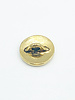 Button, Small Lotus- Gold