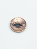 Button, Small Lotus- Copper