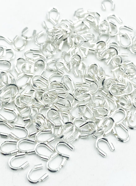 WIRE PROTECTORS: SILVER-  144PC