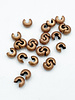 4MM CRIMP COVER: ANTIQUE COPPER PLATED-24/PC