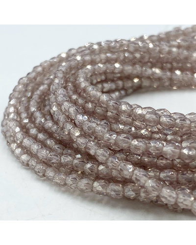 Firepolish 3mm : Luster - Opaque Amethyst - Capital City Beads