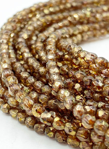 Firepolish 3mm : Luster - Opaque Amethyst - Capital City Beads