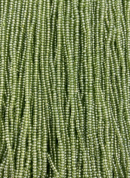 Size 11/0 Czech Glass SIZE 11/0 #1242 Olivine Luster (tint)