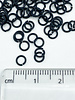 Matte Black Jump Ring - 4mm/21ga - 100pc.