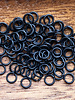 Matte Black Jump Ring - 4mm/21ga - 100pc.