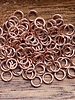 Rose Gold Jump Ring - 4mm/21ga - 100pc.