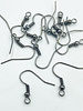 Gunmetal 10mm Ball and Coil Earwire- 6 Pairs