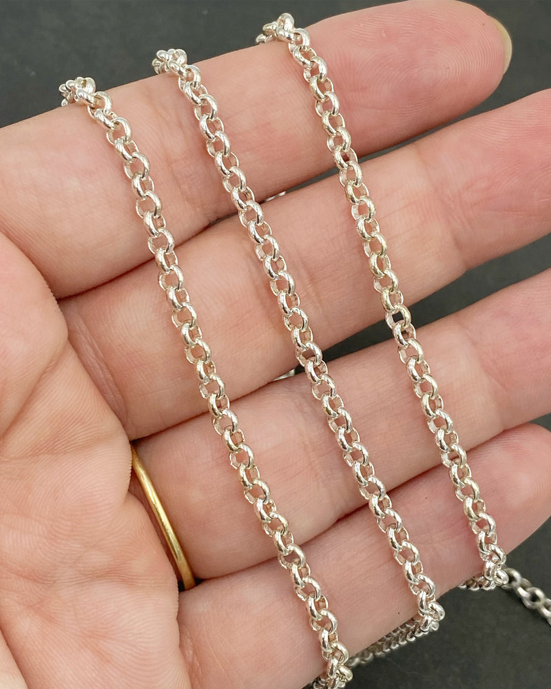 3.5mm Rolo Chain- Silver (ch173)