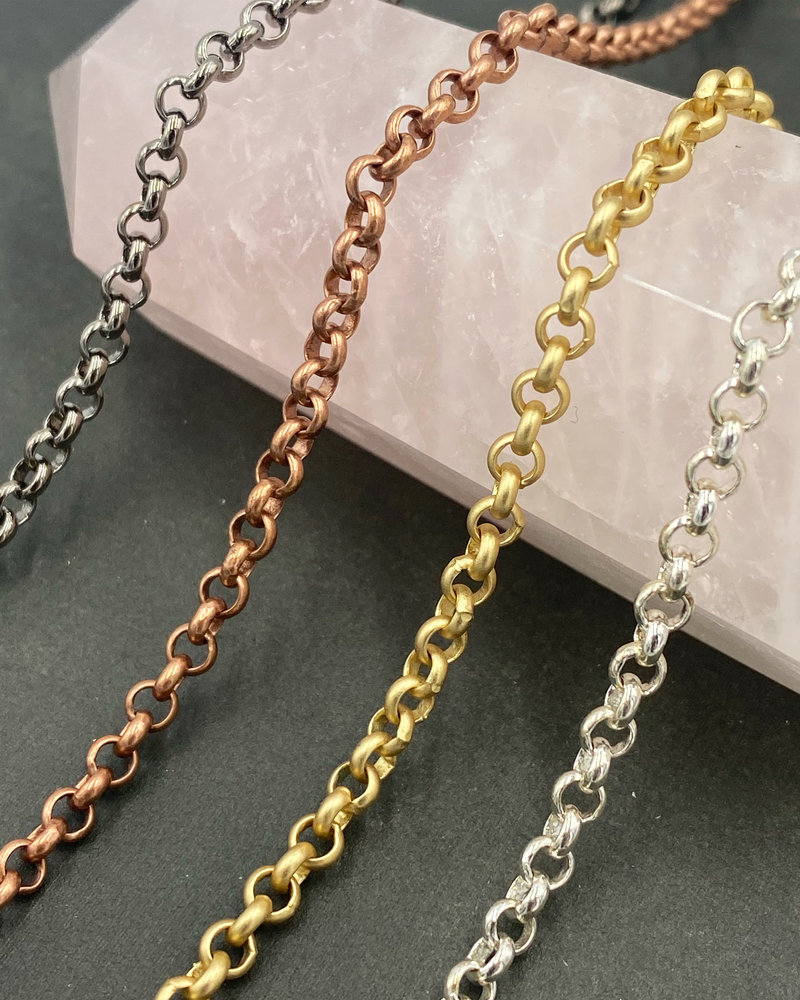 3.5mm Rolo Chain- Silver (ch173)