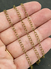 4.2mm x 4mm Thin Cable Chain- Antique Brass (ch181)