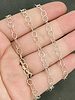 6mm x 5mm Oval Cable Chain- Silver (ch182)