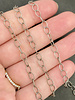 6mm x 5mm Oval Cable Chain- Antique Silver (ch182)