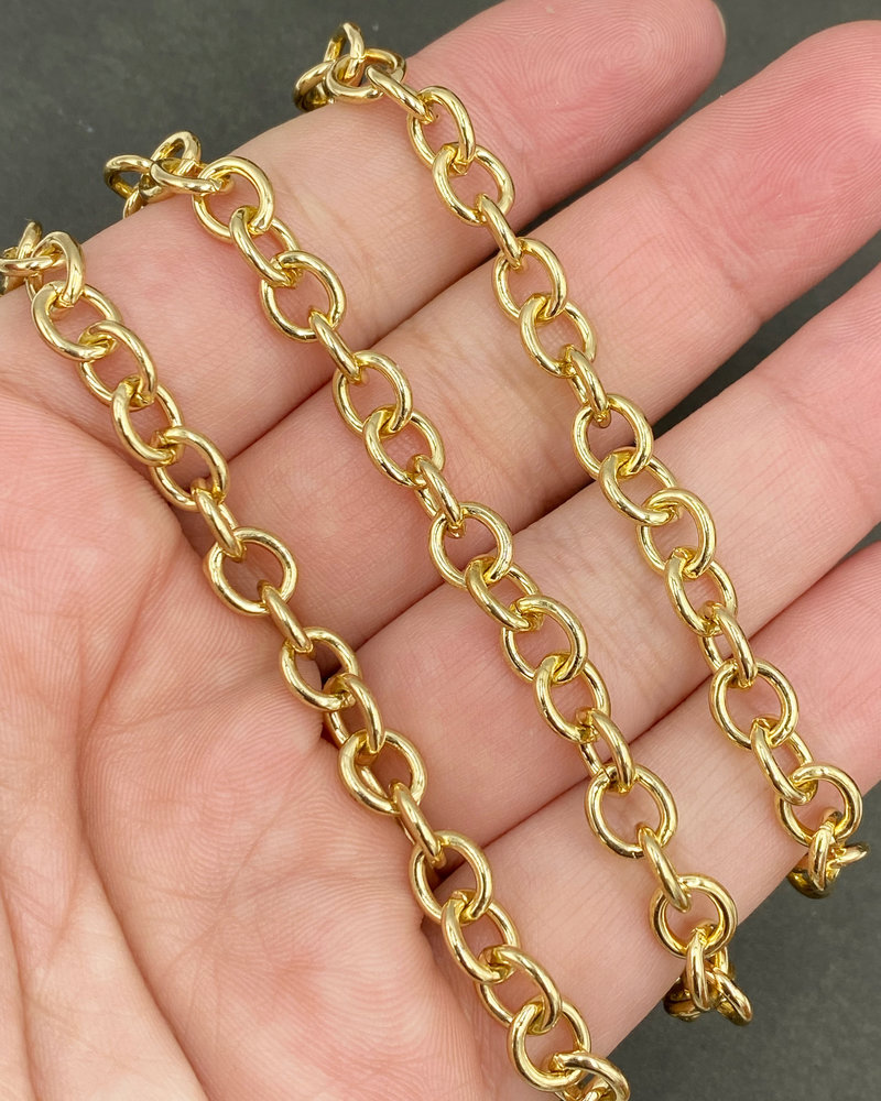 14k Solid Yellow Gold Wire Guard Cord Cover Protector Stringing