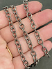 8mm x 6.5mm Heavy Cable Chain- Gunmetal (ch183)