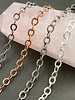 5mm x 4.5mm Flat Cable Chain- Gunmetal (ch184)