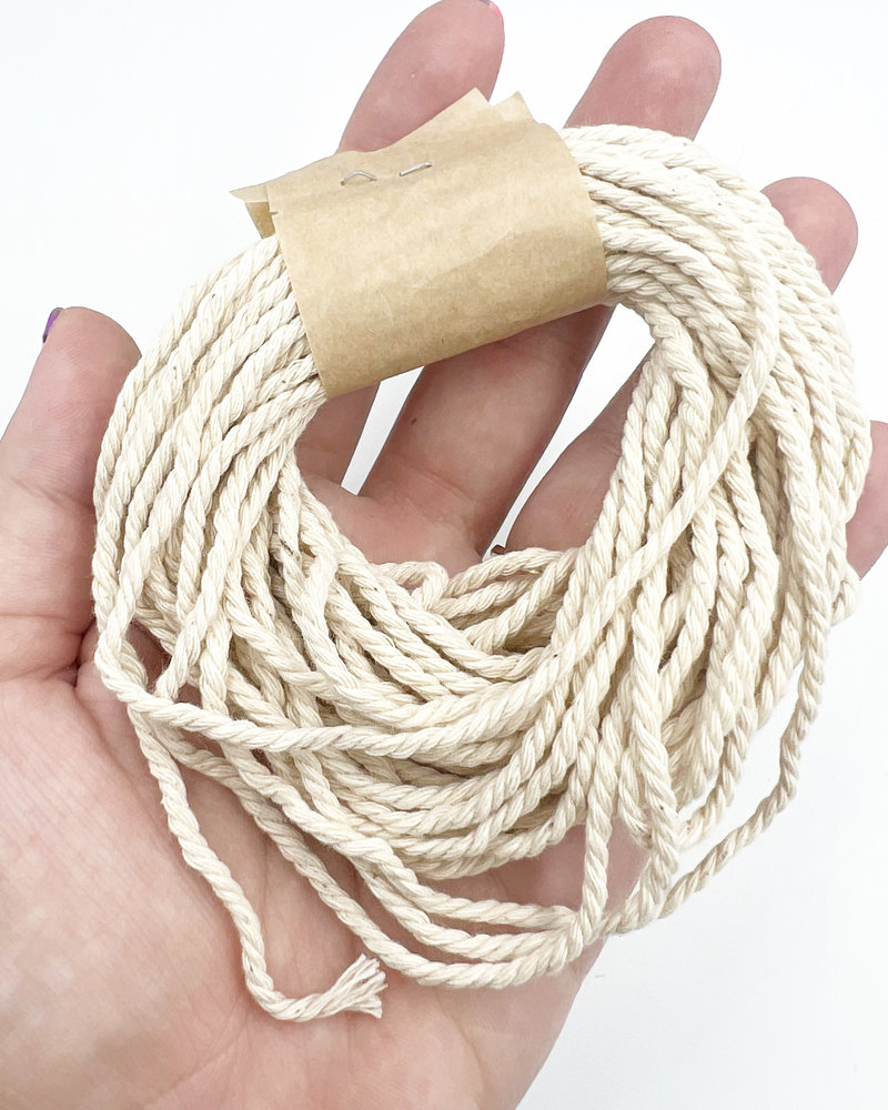 28 Feet- Cotton Macrame Cord