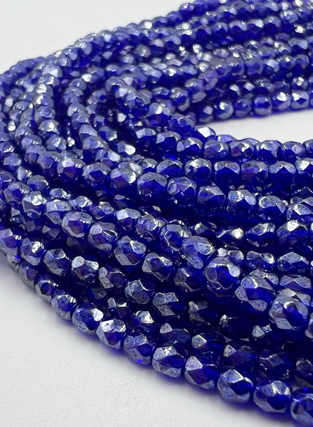 Firepolish 3mm : Luster - Opaque Amethyst - Capital City Beads