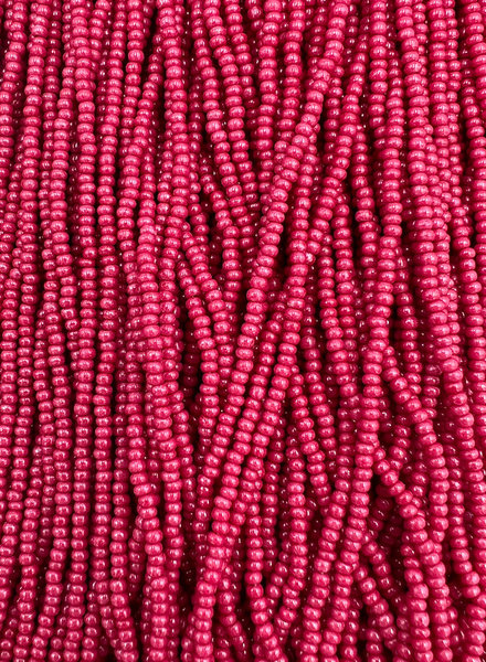 Size 11/0 Czech Glass SIZE 11/0 #1453 Amaranth Red Chalk