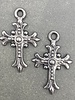 Charm Bundle- Decorative Cross Black