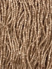 Size 11/0 2-Cut Hex Seed Beads- #1497  Colorado Topaz Satin (Tint)