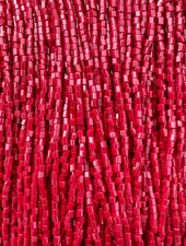 Size 11/0 2-Cut Hex Seed Beads- #108 Dark Red