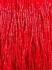 Size 11/0 2-Cut Hex Seed Beads- #106 Chinese Red