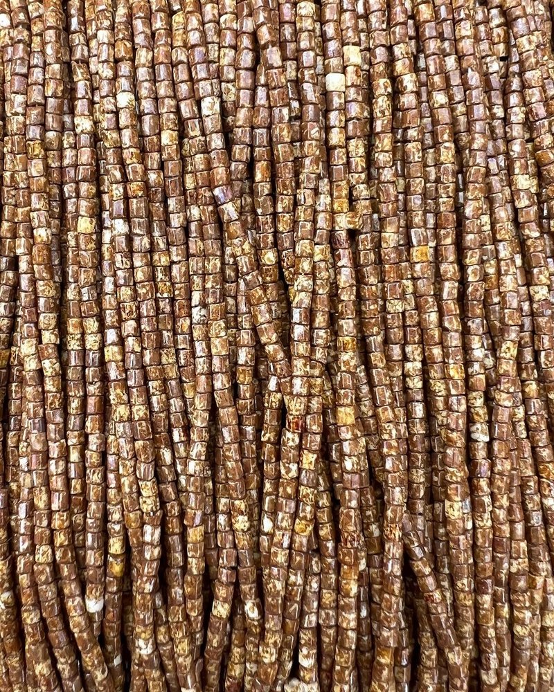 Size 11/0 2-Cut Hex Seed Beads- #1001 Butterscotch