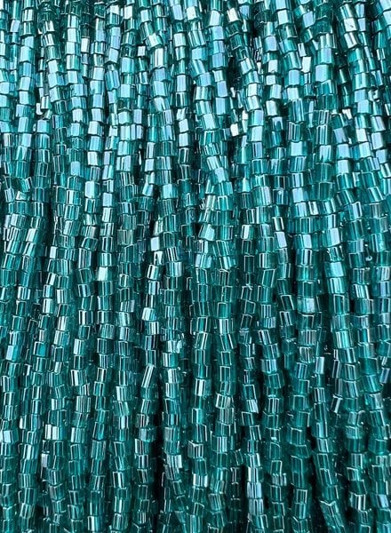 Size 11/0 2-Cut Hex Seed Beads- #430 Emerald Luster