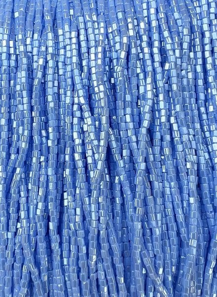 Size 11/0 2-Cut Hex Seed Beads- #481 Sioux Blue Luster