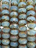 3x5mm Rondelle: Sky Blue Picasso