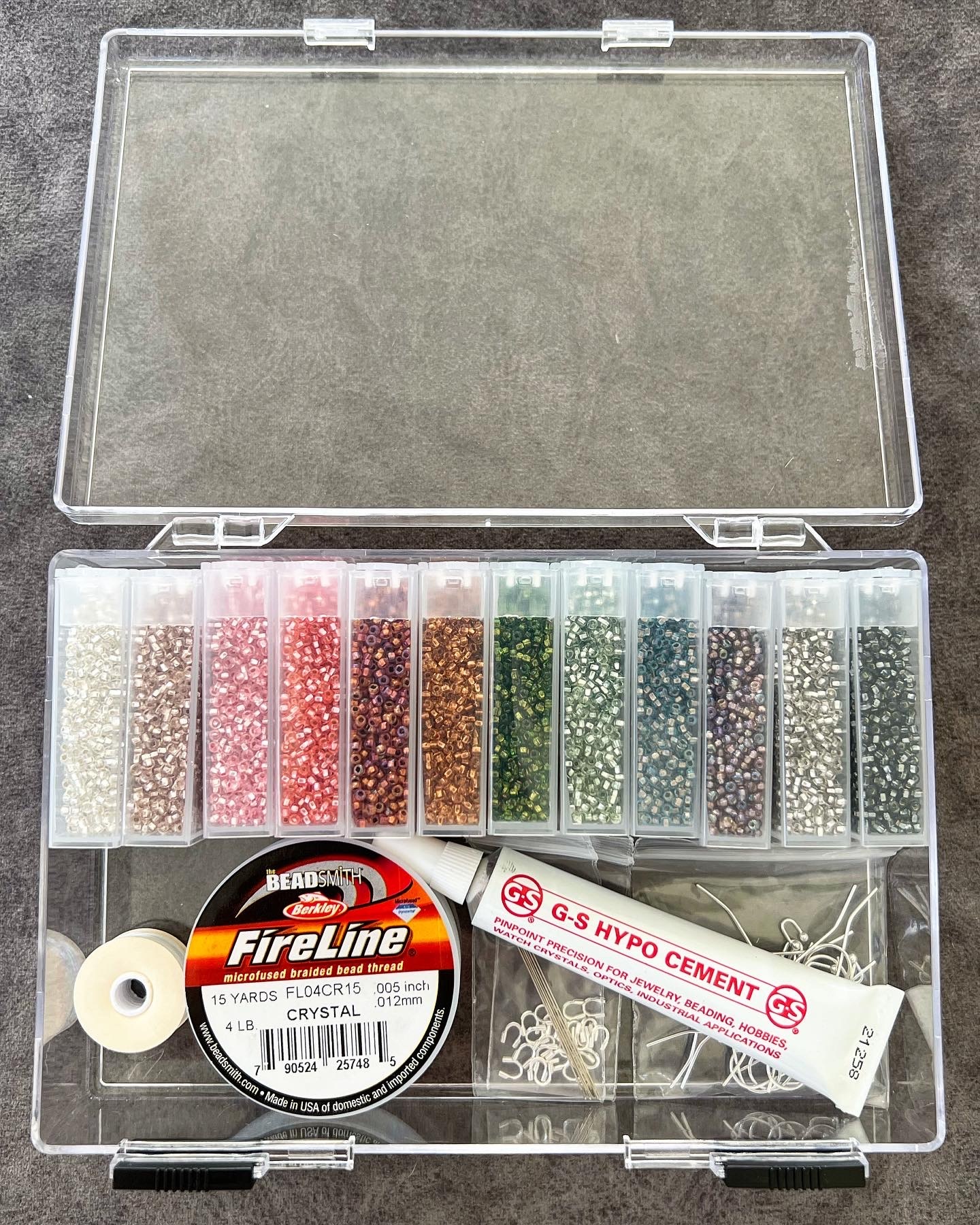 Bead Weaving Kit- Saturated Rainbow