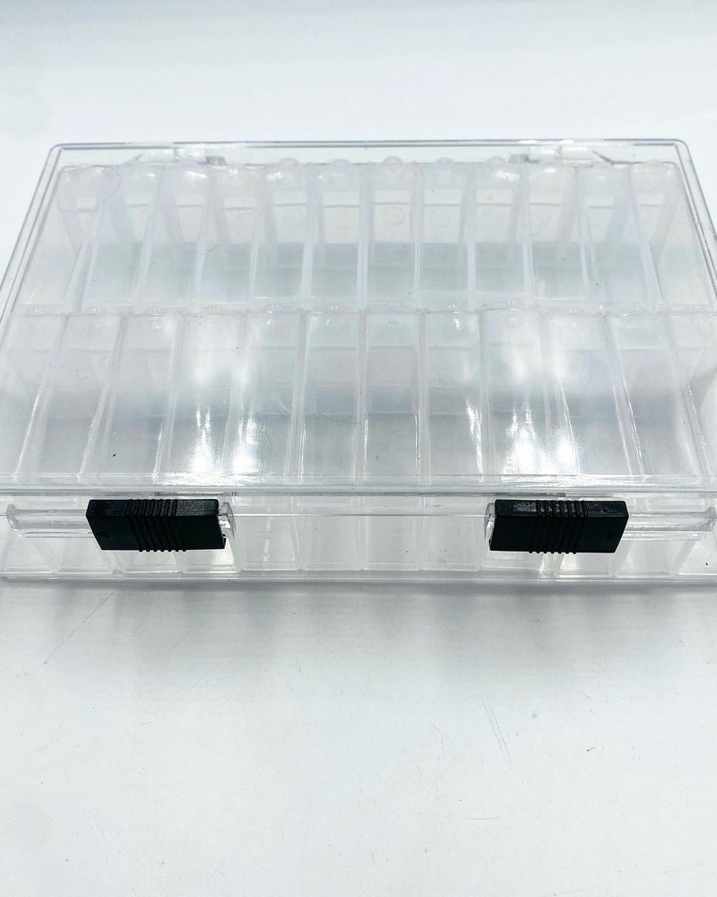 24pc. Storage Box With 2" Fliptop Boxes