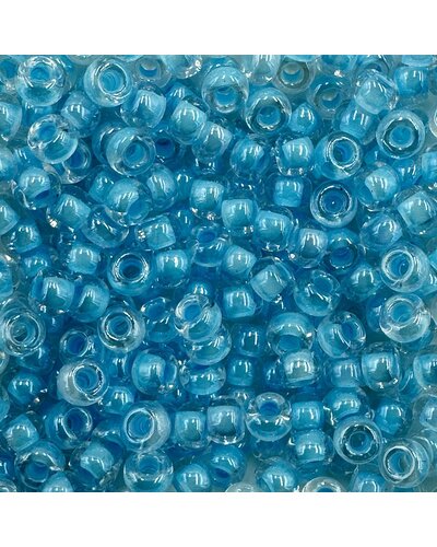 Blue Sand Stone Round 8mm Glass Beads, 45 Pieces