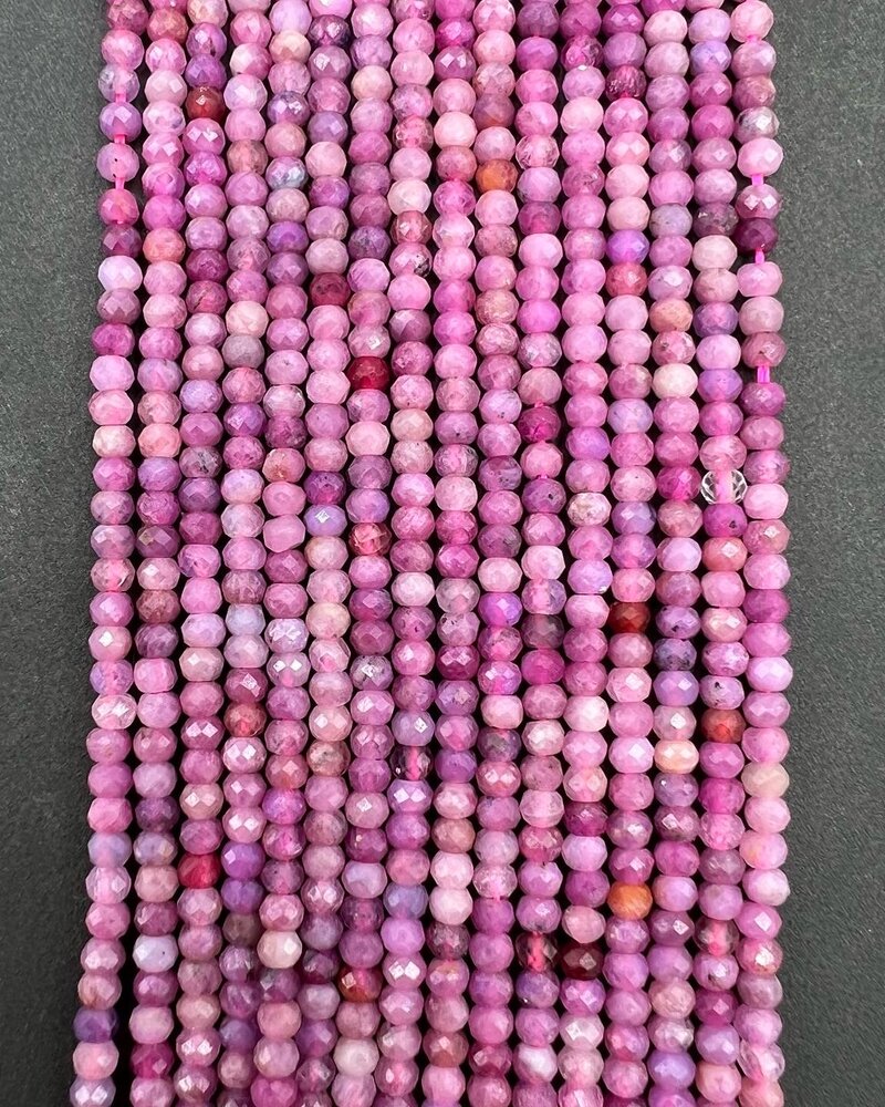 2x3mm faceted natural gemstone beads rondelle