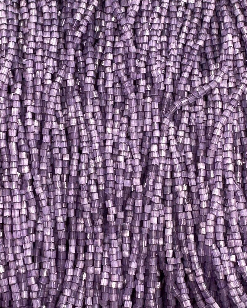 Size 11/0 2-Cut Hex Seed Beads- #721 Lavender Satin