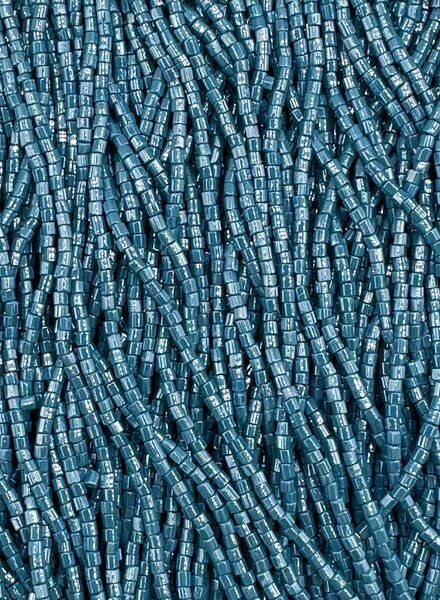 Size 11/0 2-Cut Hex Seed Beads- #637 Blue Turquoise