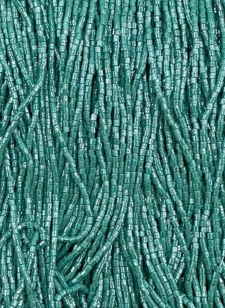 Size 11/0 2-Cut Hex Seed Beads- #26 Green Turquoise