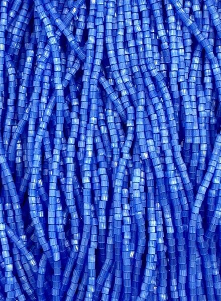 Size 11/0 2-Cut Hex Seed Beads- #854 Blue Satin