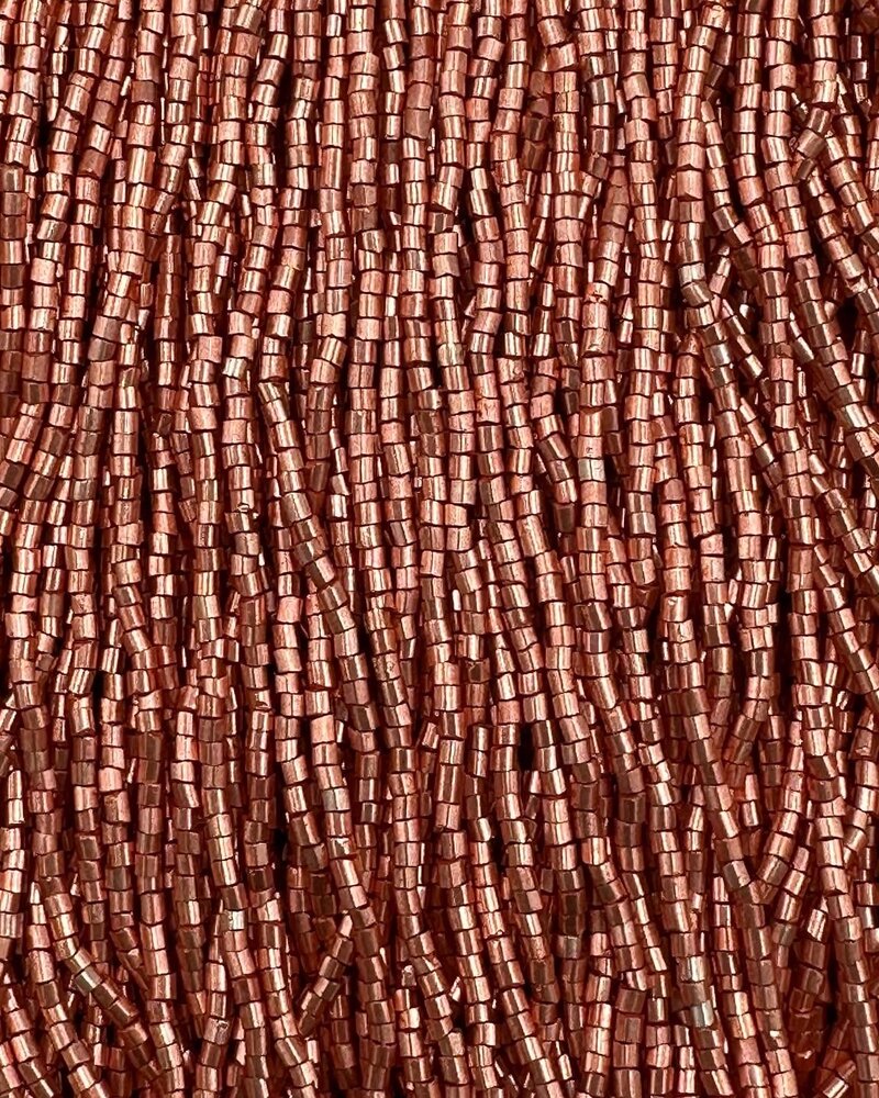 Size 11/0 2-Cut Hex Seed Beads- #1326 Penny