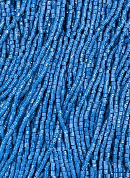 Size 11/0 2-Cut Hex Seed Beads- #195 French Blue