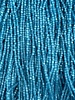 Size 11/0 2-Cut Hex Seed Beads- #1055 Capri Blue Satin (tint)