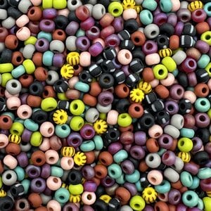 SIZE 6/0 #417m Matte Opaque Rainbow Mix - Capital City Beads