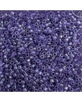 Delica Size 11/0 Delica:  Sparkle Purple Lined Opal AB (db1753)
